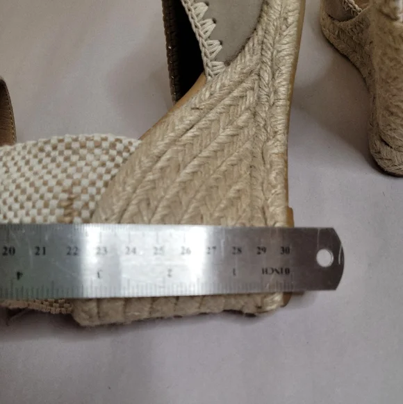 Paseart Espadrille Wedges Size 9 EU 40 - Picture 10 of 12